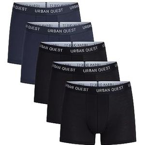 URBAN QUEST Men's 5-pack Men Bamboo Tights Underwear, Multicolor, M