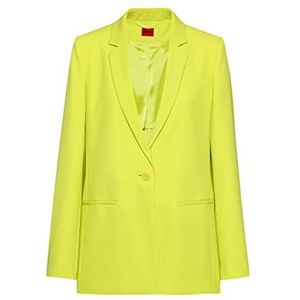 HUGO Women's Asella Jacket, Bright Yellow735, Regular Fit
