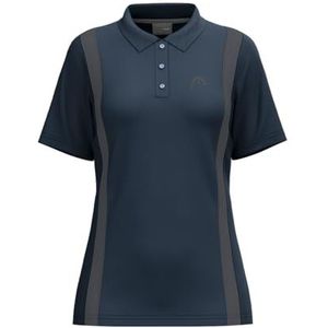 HEAD - Club 25 Tech Shirt - Navy - Polyester - Ademend