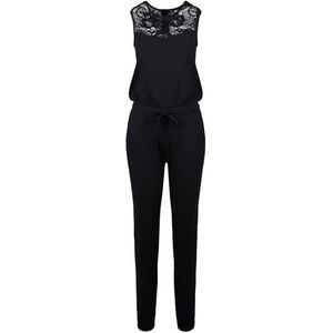 Urban Classics Dames jumpsuit Ladies Lace Block Onesie, zwart (Black 00007), 4XL