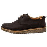 El Naturalista - Pleasant - Leren Schoenen - Zwart - Plat - Veters - Casual