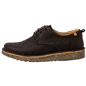 El Naturalista - Pleasant - Leren Schoenen - Zwart - Plat - Veters - Casual