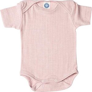 Cosilana, Babybody met korte mouwen, 45% KBA katoen, 35% kbT wol, 20% zijde