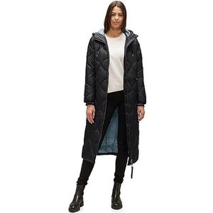Street One Dames A201881 gewatteerde jas lang, zwart, 36, zwart, 36