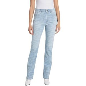 Replay Sharljn Slim Flare-jeans voor dames, slim flare, hoge taille, 010, lichtblauw, 23W x 32L