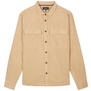 Teddy Smith C- Tenor ML Herenhemd, Beige Stone, S