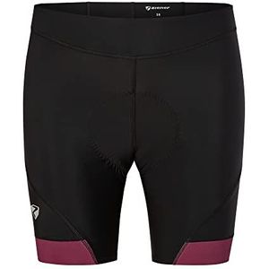 Ziener Narci X-Wool Fietsbroek voor dames, mountainbike/racefiets, ademend, sneldrogend, gewatteerd