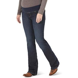 Wrangler Dames Western Mid Rise Stretch Boot Cut Jean, Denim, 0W x 32L