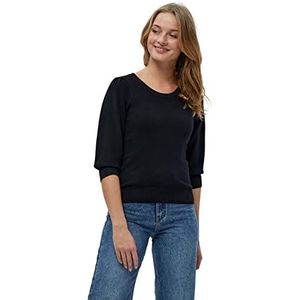 Peppercorn - Tana - Gebreide Trui - Zwart - 3/4 Mouwen