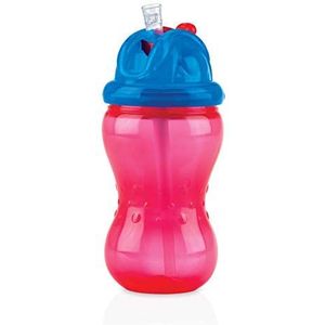 Nûby Flip-ItTM drinkbeker, lekvrij, 360 ml, 12 m, rood