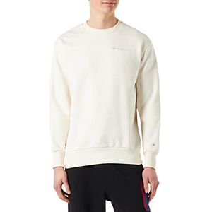 Champion Eco Future Fleece Custom Fit Crewneck Sweatshirt voor heren, Ivoor, L