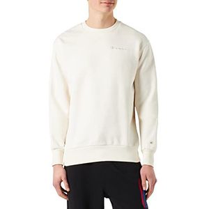 Champion Eco Future Fleece Custom Fit Crewneck sweatshirt, ivoor, maat L voor heren, Ivoor, L