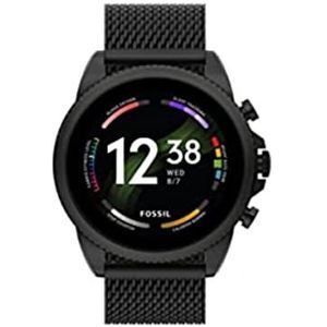 Fossil orologio smartwatch Gen 6 con bracciale in maglia d’acciaio nero FTW4066