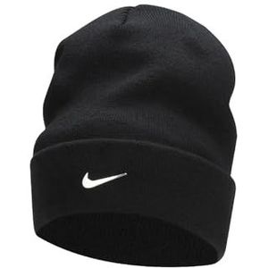 Nike FB6527-010 U NK Peak Beanie SC MTSWSH L muts unisex volwassenen zwart/metallic zilver maat 1SIZE