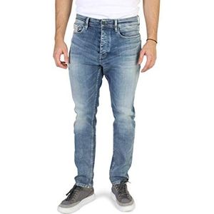 Calvin Klein Jeans Heren Taper Foblst Jeans, blauw, 34W x 29L