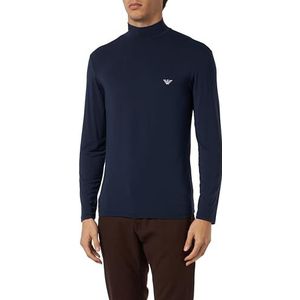 Emporio Armani Heren Mannen Mannen Sweater Soft Modal Sweatshirt, marineblauw, M