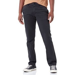 Tommy Hilfiger Chino Denton Th Flex Satin GMD broek voor heren, met stretch, Zwart, 29W x 36L