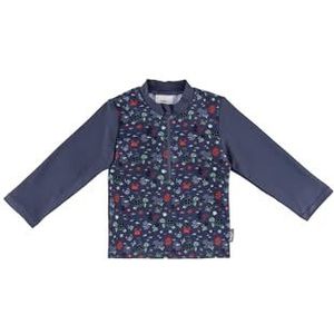 zwemshirt lange mouw onderwater, blauw, 68 cm