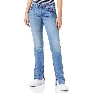 Q/S designed by - s.Oliver Dames 50.2.51.26.185.2118580 Broek, Blauw, 32/32