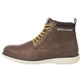 JACK & JONES Jfwdenver Combo Boot PU veterlaarzen voor heren, Cappuccino detail-logo, 43 EU