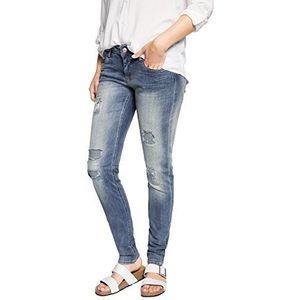 edc by ESPRIT Skinny jeansbroek voor dames met patche