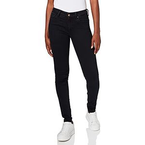 Replay Dames Luz High Waist Jeans, zwart (098 zwart), 25W x 32L
