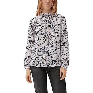 Q/S by s.Oliver Damesblouse met lange mouwen, blauwgroen., 36