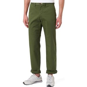 GANT Regular Twill chino's, Country Green, 30W / 30L