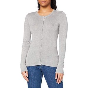 ICHI Dames Mafa O Ca gebreide jas, grijs (grey melange 10020), M