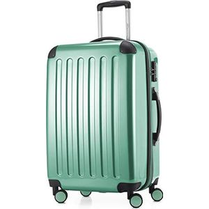HAUPTSTADTKOFFER - Alex - Hardshell reiskoffers, trolley, stijve bagage, reisset, TSA, 4 dubbele wielen, Munt, 65 cm, Koffer