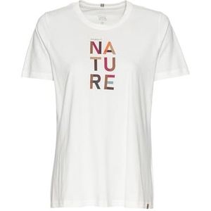 camel active - T-shirt - Wit - Duurzaam Biologisch Katoen