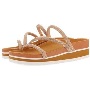 GIOSEPPO Bencovac - Sleehaksandalen - Goud - Biologisch Materiaal - Strass-steentjes