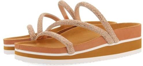 GIOSEPPO Bencovac - Sleehaksandalen - Goud - Biologisch Materiaal - Strass-steentjes