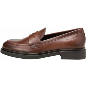 Marc O'Polo - Instappers - Bruin - Glad Leer