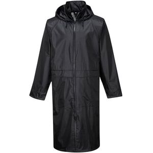 Portwest Klassieke Volwassen Regenjas Size: XXL, Colour: Zwart, S438BKRXXL