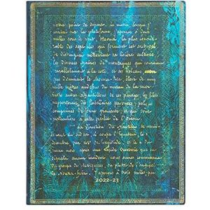 Paperblanks FE8633-8 18-Month Softcover Flexi Diaries 2022-2023 Verne, Twenty Thousand Leagues Vertical Ultra (180 × 230 mm),blauw
