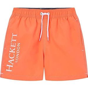 Hackett London Volley Zwembroek met merk voor jongens, Koraal, 7 Jaren