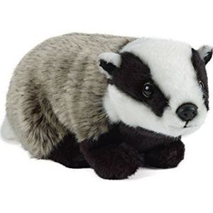 Living Nature Badger knuffel van das. 27 cm.