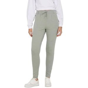 ONLY Onlpoptrash Life Easy Col Pant Pnt Noos kleding dames, Lily Pad/Detail: melange, XS / 30L