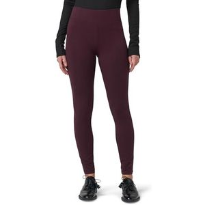 HUE Dames katoen ultra legging met brede taille, assorteer, Zwarte Kersen, XL