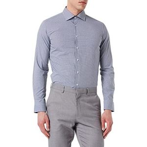 Seidensticker Zakelijk overhemd voor heren, donkerblauw, 36 NL