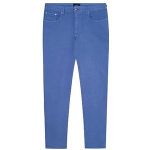 Hackett London Heren GMD Texture Chino Broek, Blauw (Avio), 33W/34L, Blauw (Avio), 33W / 34L