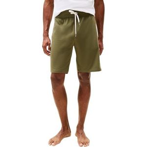 Tommy Hilfiger - Korte Broek - Olijfgroen - Effen