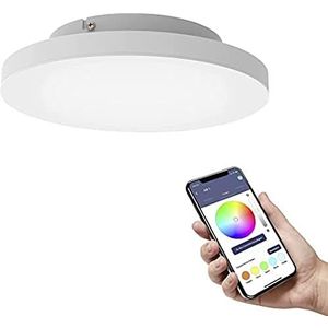 EGLO connect.z Smart Home LED paneel Turcona-Z, plafondlamp Ø 30 cm, ZigBee, app en spraakbesturing, lichtkleur instelbaar, dimbaar