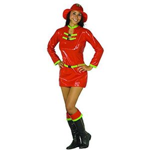 Fiori Paolo 25867 - Sexy brandweerman kostuum Burlesque dames volwassenen