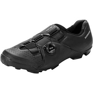 SHIMANO MTB Xc300 H. Brede sneakers, uniseks, zwart, 43 EU
