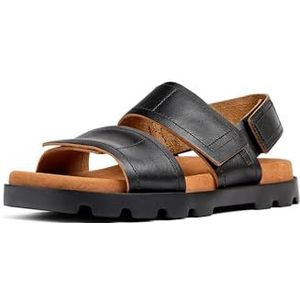 Camper - Brutus - Sandalen - Zwart - Leder - Dempende Voetbedden
