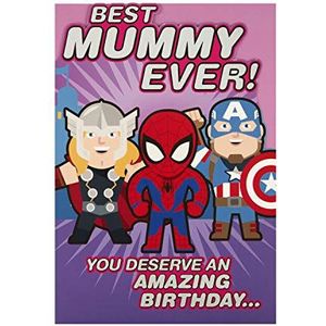 Verjaardagskaart voor mama van Hallmark - Marvel's Avengers Design