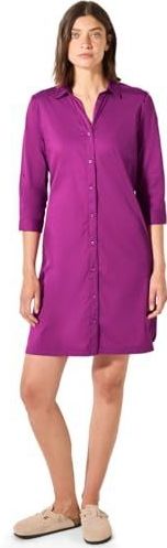 Cecil Dames Jurk met smokdetail in Pink, Gr: L