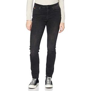 Lee Cooper dames Fran Slim Fit jeans, donkergrijs, standaard